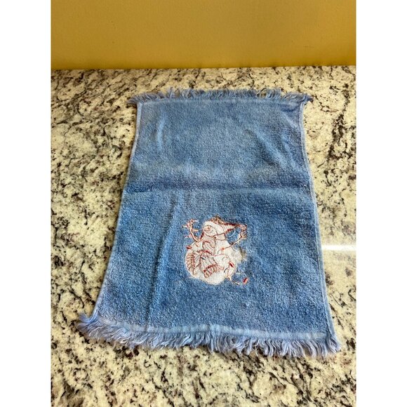 Christmas Embroidered Towels Merry Xmas Tree Snowman Holiday Kitchen Bath Set 4 - Picture 13 of 13